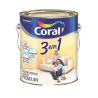 ACRILICO FOSCO PREMIUM 3 EM 1 BRANCO CORAL 3,6 LTS