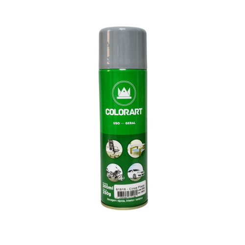 SPRAY COLORART USO GERAL CINZA PLACA 300 ML