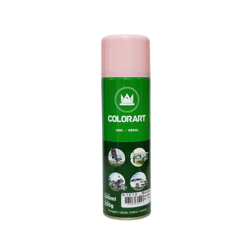 SPRAY COLORART USO GERAL ROSA 300 ML