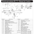 PISTOLA PARA PINTURA HVLP STEULA BC 75-17 BICO 1.7