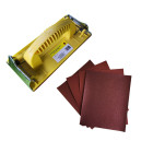 KIT LIXAMENTO MANUAL TACO COM PRESILHA E LIXA PARA MADEIRA