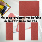 KIT LIXAMENTO MANUAL TACO COM PRESILHA E LIXA PARA MADEIRA