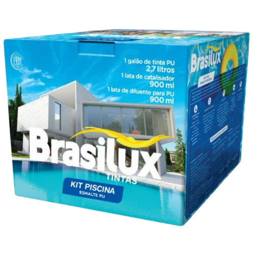 KIT ESMALTE PU PISCINA AZUL 4,500 LT