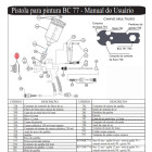 CAPA DO AR PARA BICO 1,2 MM 787 PIST PINTURA BC 77