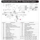 NIPLE DE ENTRADA DE AR 739 PIST PINTURA BC 75