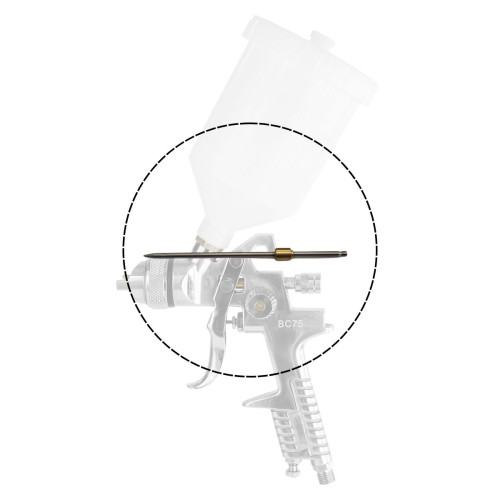 AGULHA PARA BICO 1,7 MM 741 PIST PINTURA BC 75