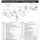 AGULHA PARA BICO 1,7 MM 741 PIST PINTURA BC 75