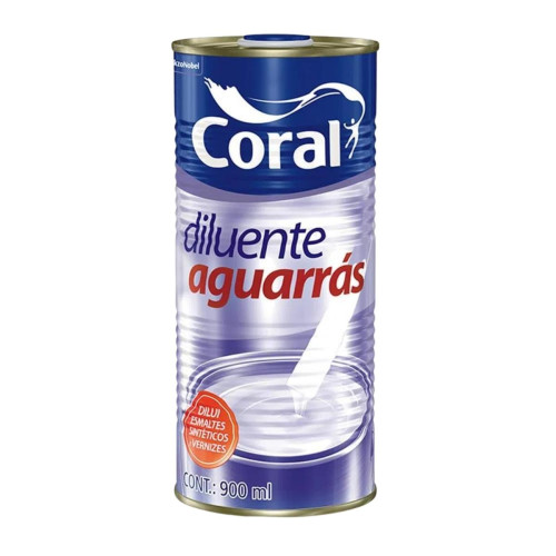 Solvente Aguarras Coral 900 Ml