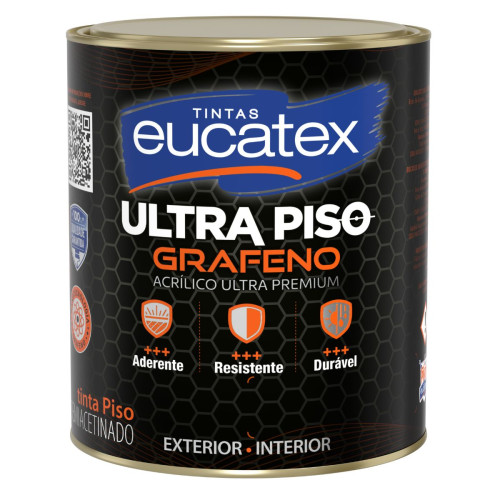 Tinta Ultra Piso Grafeno Eucatex Branco 900 Ml