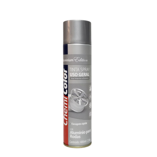 Spray Chemicolor Uso Geral Aluminio P/rodas 400 Ml 