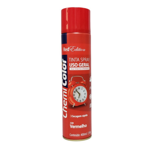 SPRAY CHEMICOLOR USO GERAL VERMELHO 400 ML