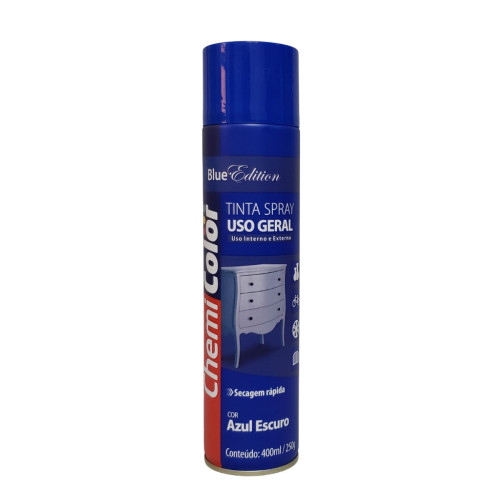 Spray Chemicolor Uso Geral Azul Escuro 400 Ml
