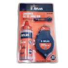 CONJUNTO LINHA DE 30M E GIZ EM PO VERMELHO
