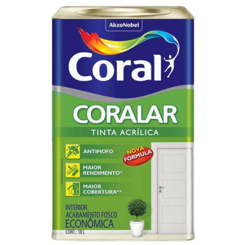 CORALAR ACRILICO CAMURCA FOSCO CORAL 18 LTS