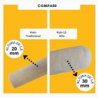 ROLO LA ALTA CARNEIRO 23CM ALTO RENDIMENTO C/GARFO REFORCADO
