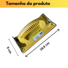 LIXADOR MANUAL C/ PRESILHA MEDIO 18.6 X 9 CM SINOS
