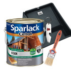 KIT CETOL STAIN BALANCE NATURAL 3,6L SPARLACK BANDEJA PINCEL
