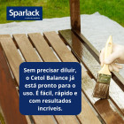 KIT CETOL STAIN BALANCE NATURAL 3,6L SPARLACK BANDEJA PINCEL