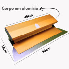 DESEMPENADEIRA EM ACO INOX PROFISSIONAL 50CM SINOS