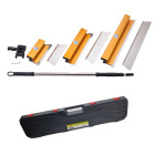 KIT DESEMPENADEIRA CORPO ALUMINIO PARA MASSA CORRIDA EFEITOS