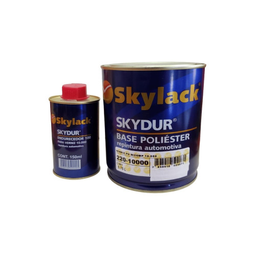 VERNIZ PU BICOMPONENTE 10.000 SKYLACK 900 ML C/ CAT.